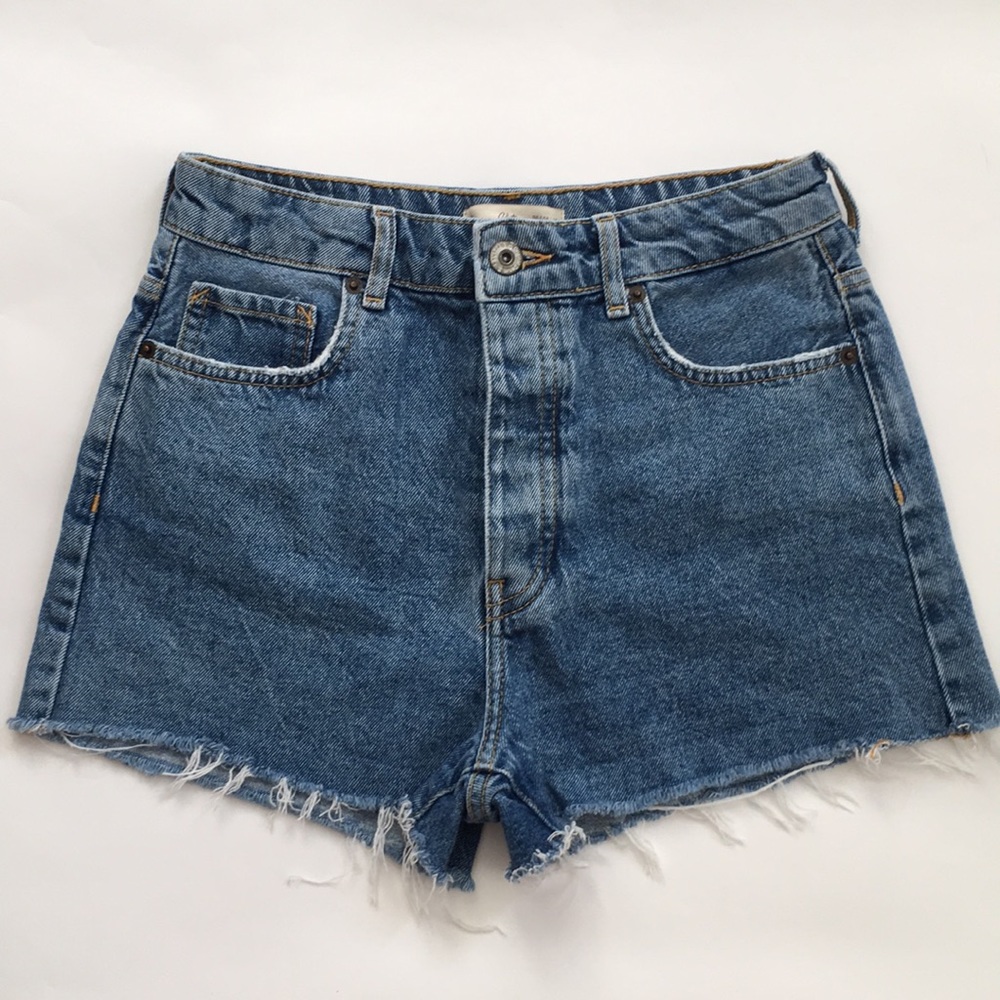 Bershka High Waist Cutoffs
